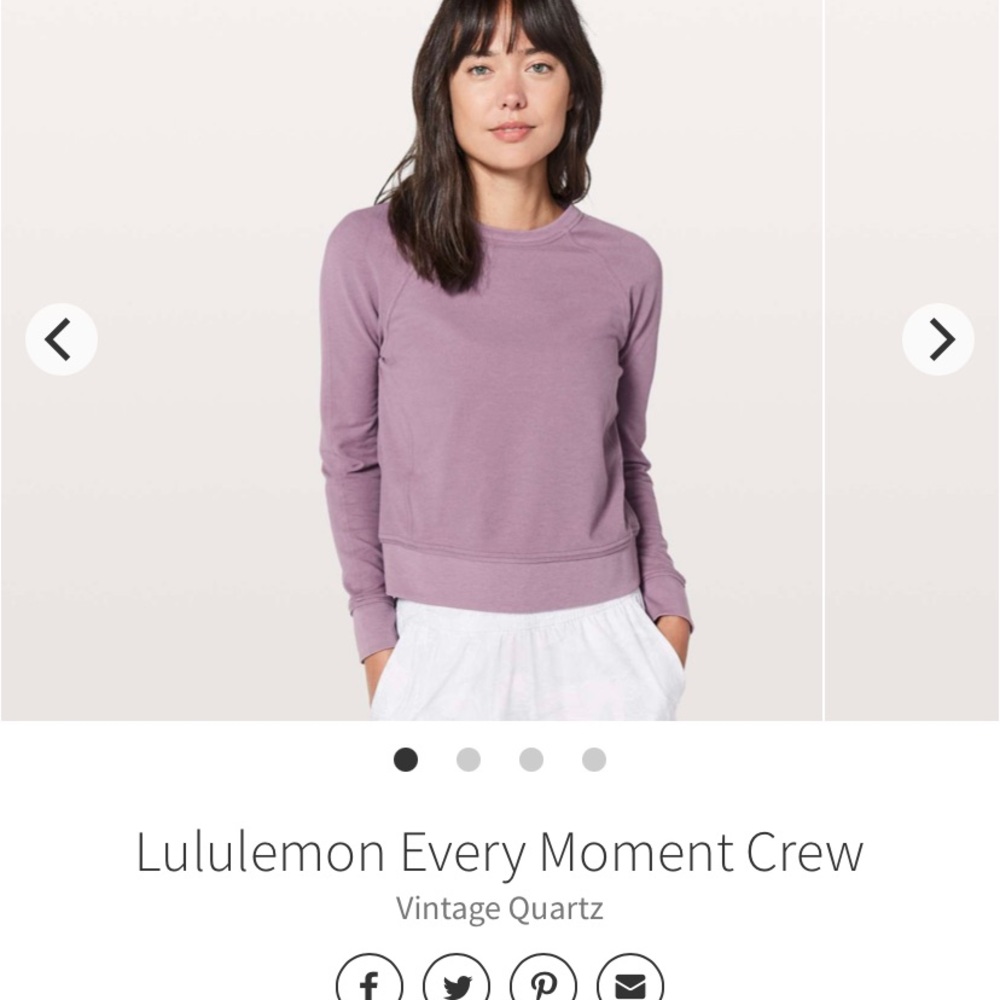 ISO Lululemon every moment crew